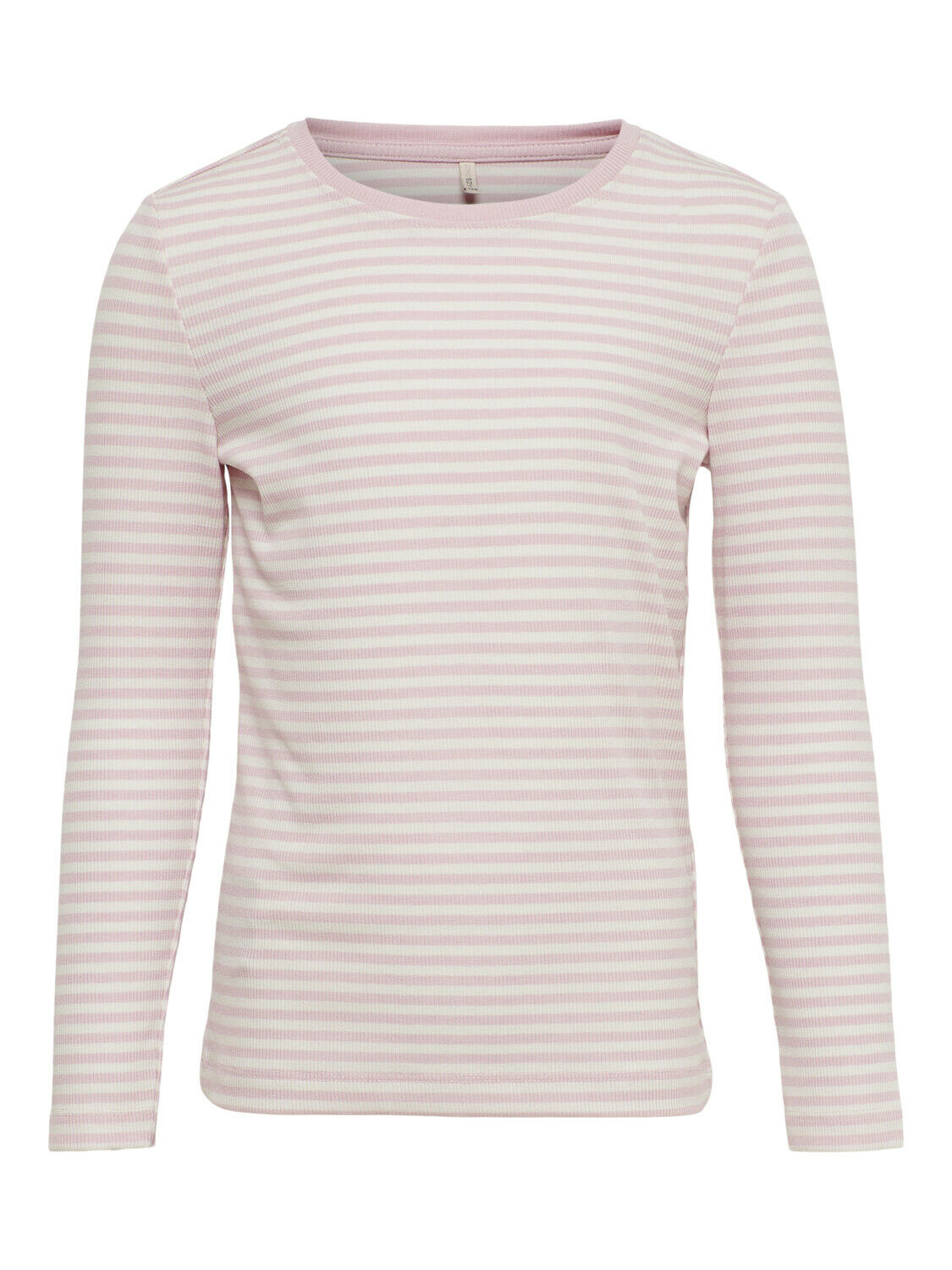 ONLY Mädchen Langarmshirt Streifen Ripp Blau Rose Hellblau
