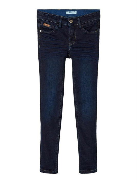 Jungen Jeans Slim Dunkelblau weich extra schlank Schulanfang festlich