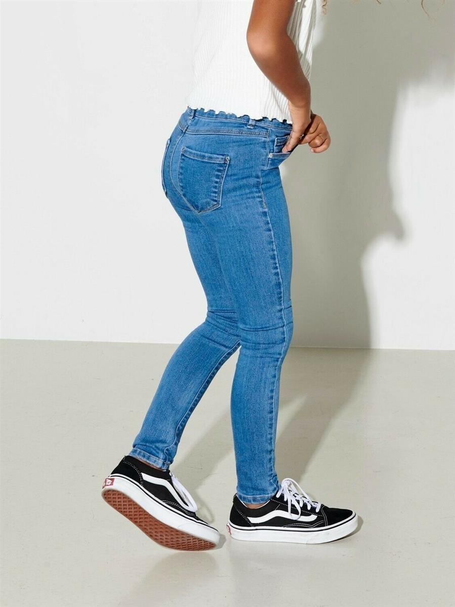 Only Mädchen Skinny Jeans hohe Taille Blau super weich Konrain Life