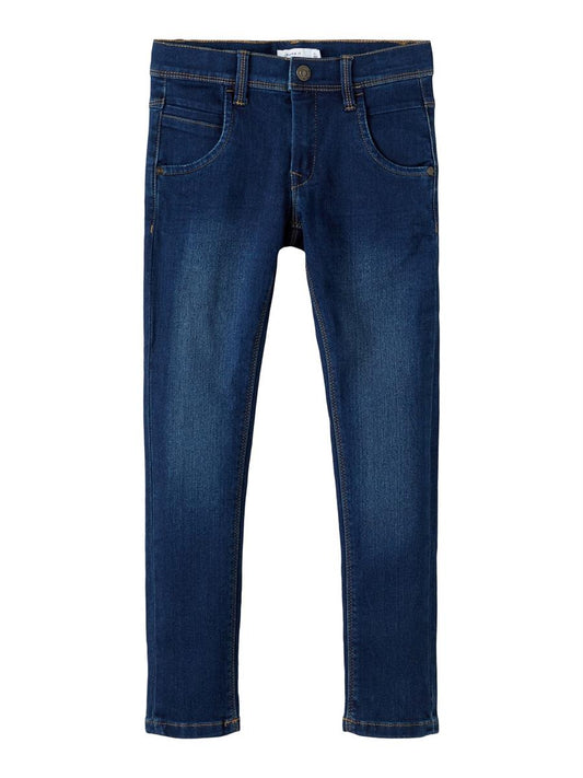 Jungen Slim Jeans NITTAX weich elastisch Dunkelblau