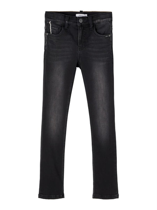 Name it Jungen Jeans x-slim super weich schmal Schwarz NKMTHEO
