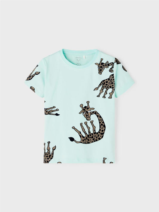 Jungen T-Shirt Dinosaurier Affe Giraffe Geschenkidee cool top