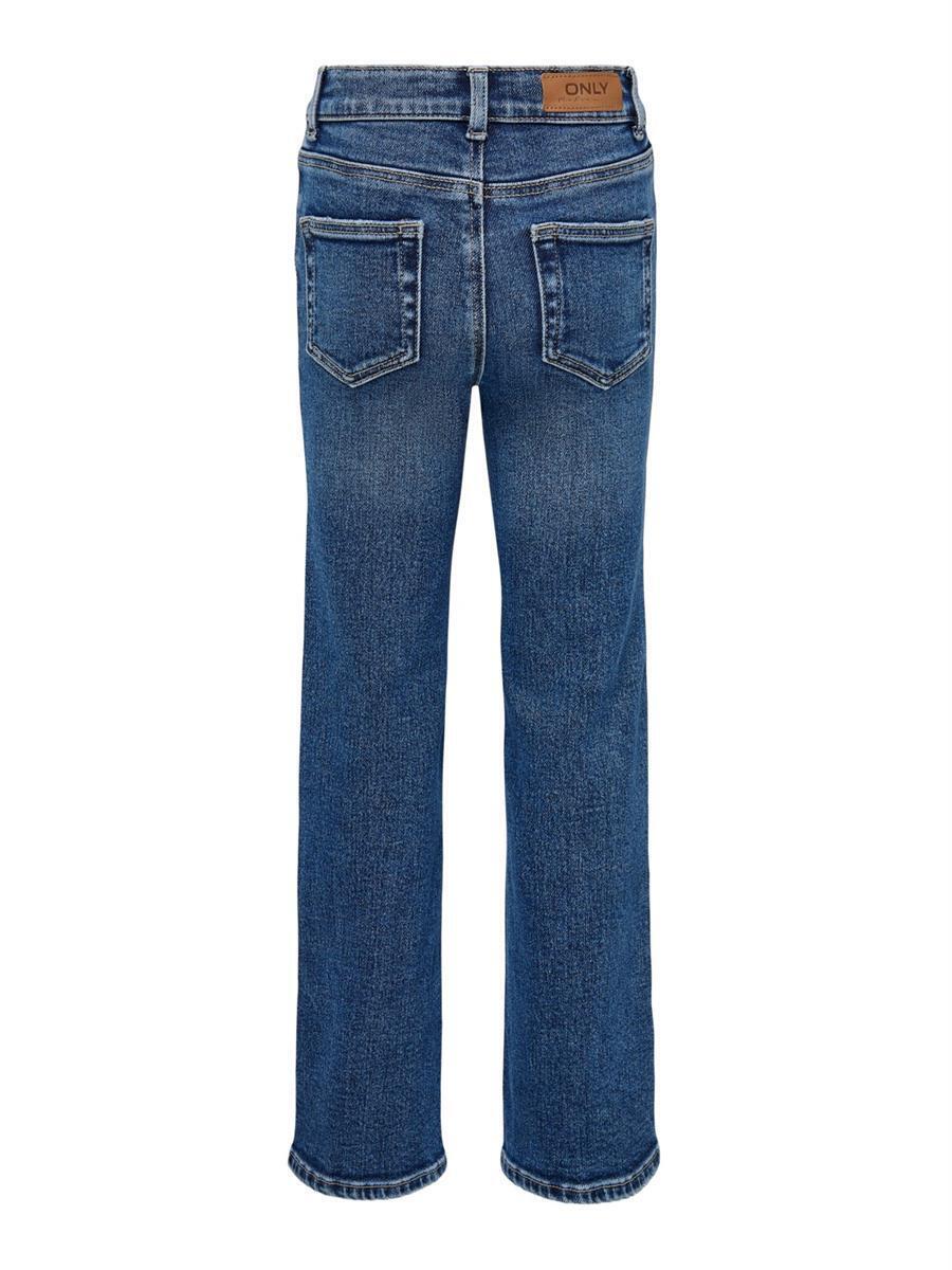 Only Mädchen Jeans Wide leg Blau Teenager leger cool weit top