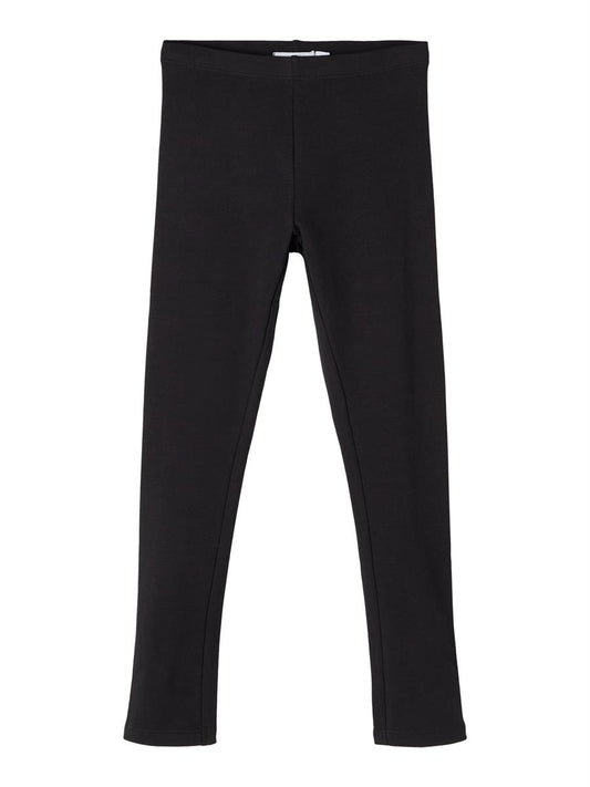 Name it Mädchen Leggings warm Sweatleggings Schwarz weich  NKFDAVINA