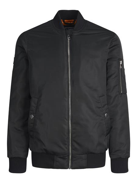 Jack & Jones Jungen Bomberjacke 12212475 Schwarz mittlere Wattierung festlich