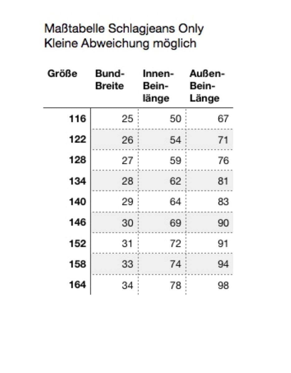 Only Mädchen Jeans Schlaghose Kogroyal Flared super weich KONROYAL