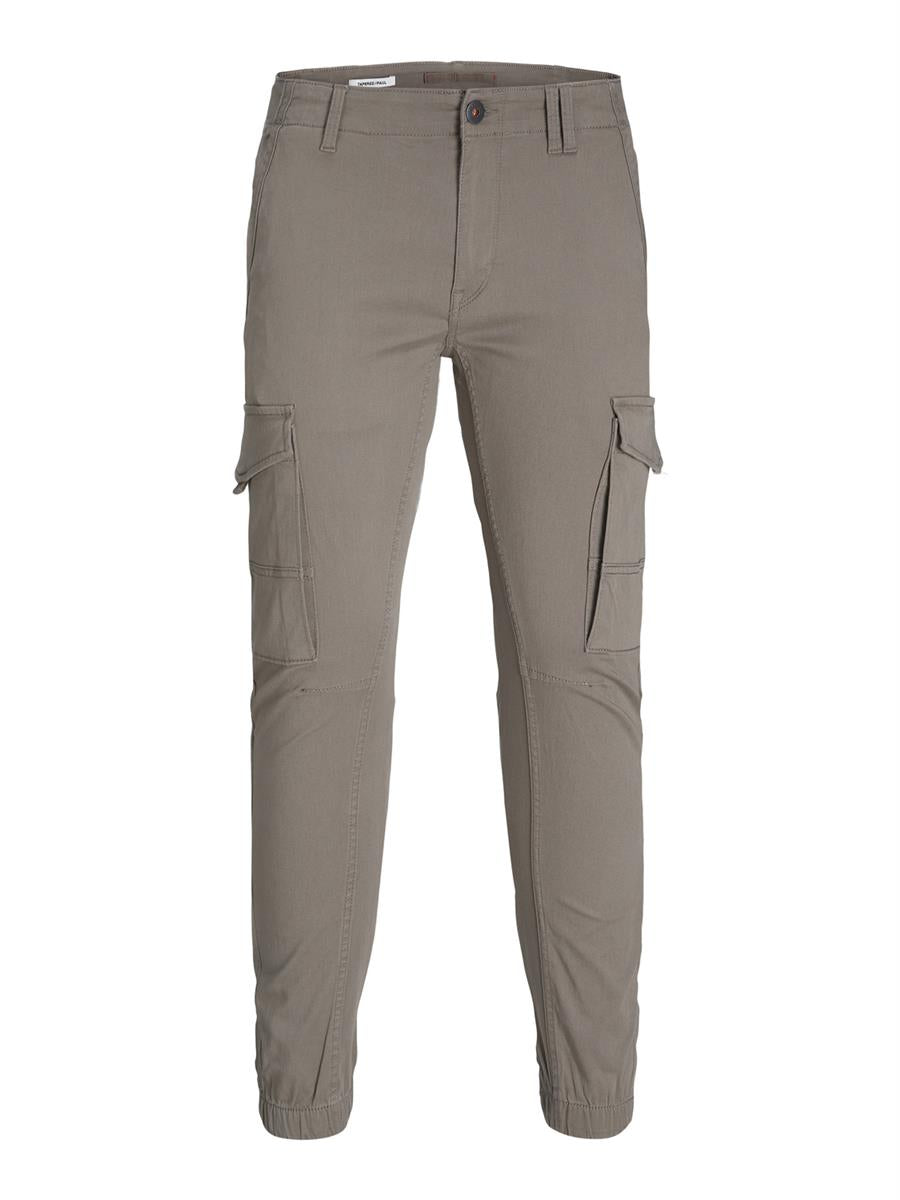 Jack & Jones Jungen Cargohose JJFLAKE Braun schlank cool Junior