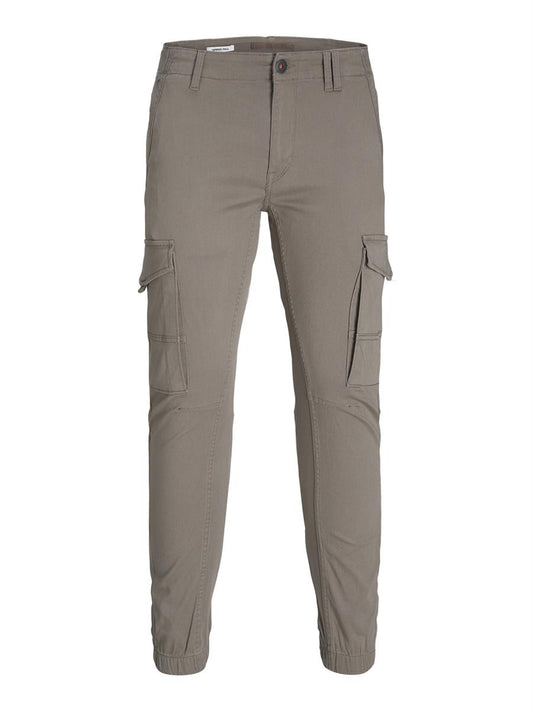 Jack & Jones Jungen Cargohose Braun schlank cool Junior JJFLAKE
