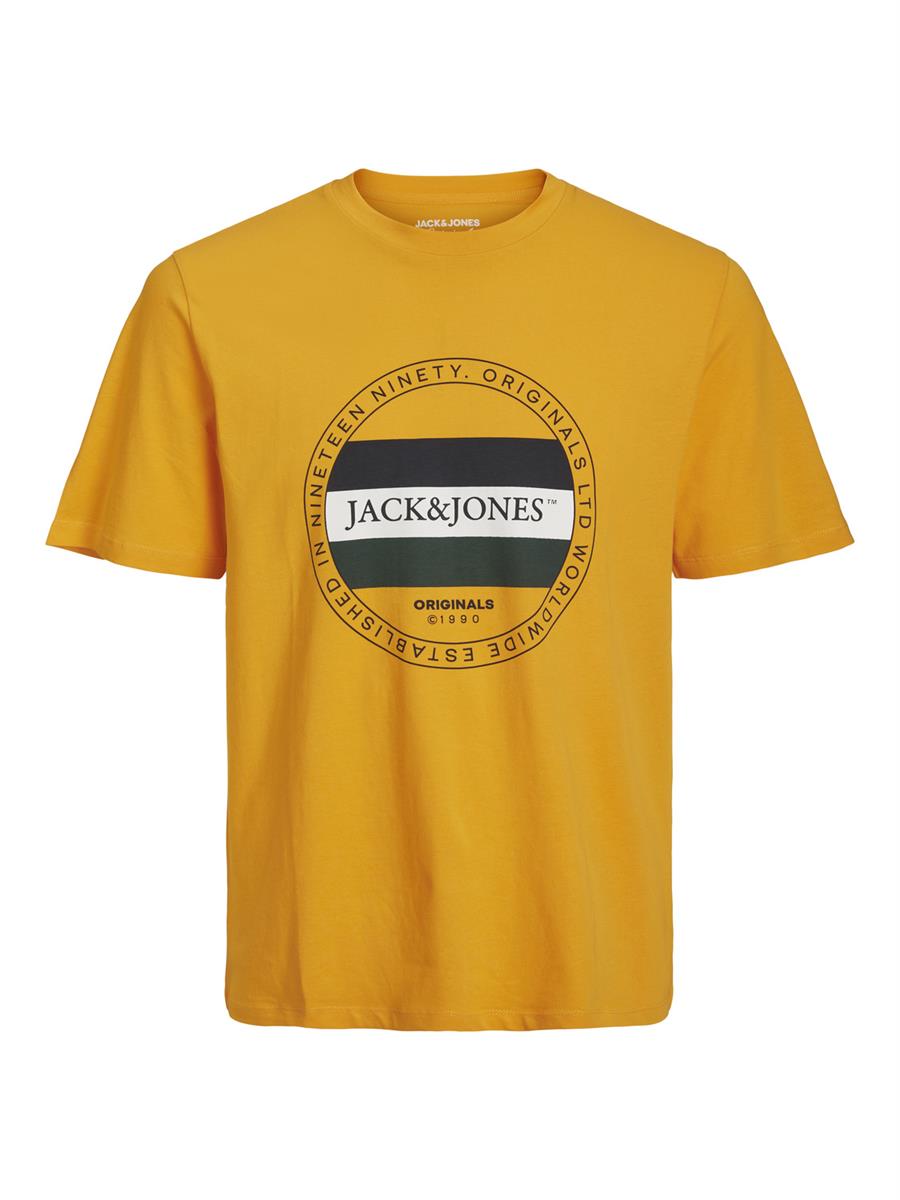 Jack & Jones Junior Jungen T-Shirt Kurzarm Weiß Gelb Blau Rot