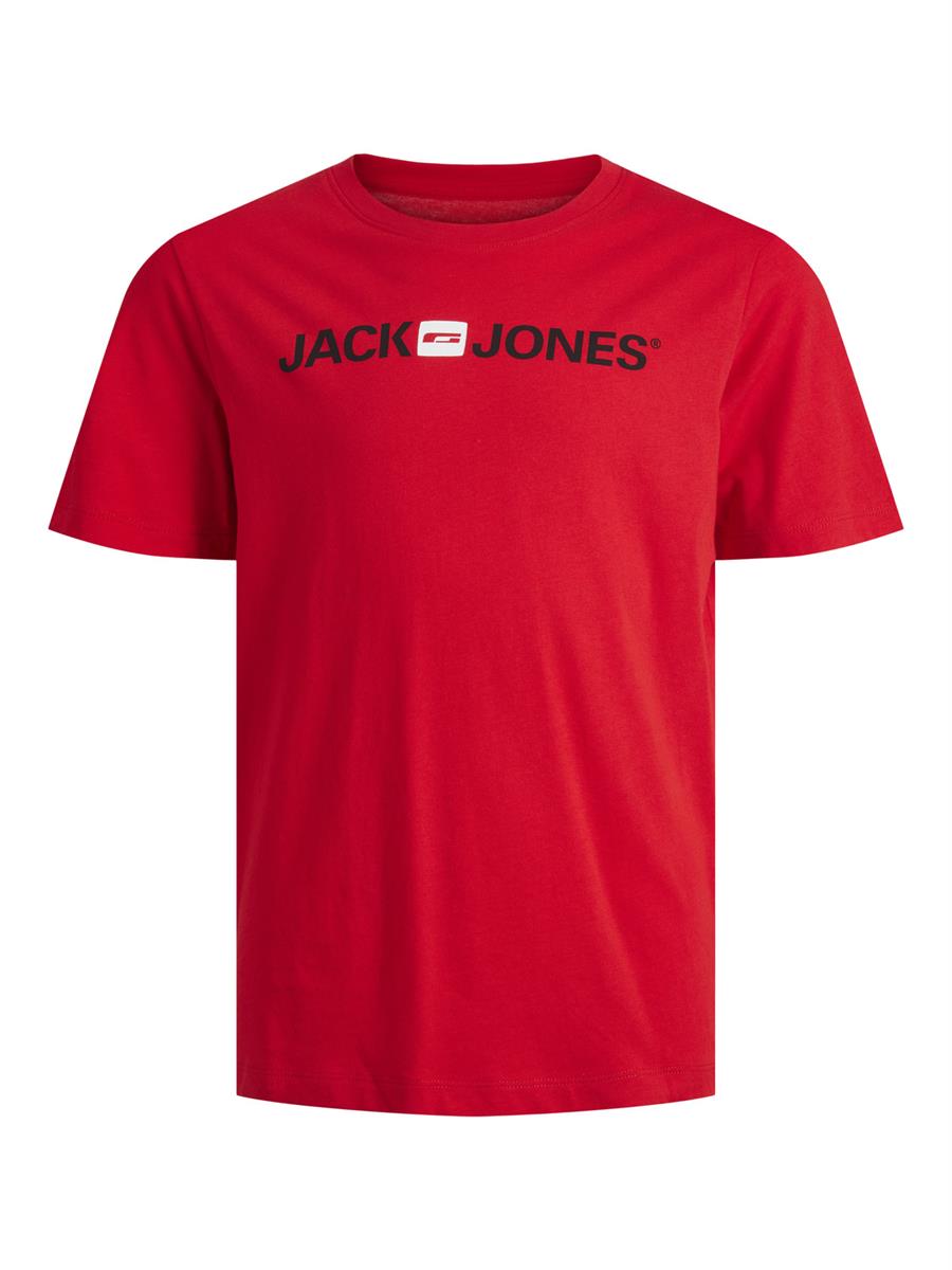 Jack & Jones Junior Jungen T-Shirt Kurzarm Weiß Gelb Blau Rot