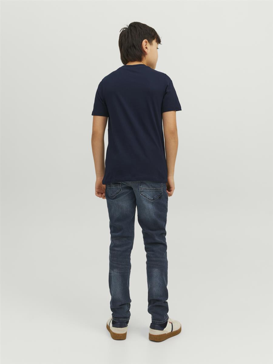 Jack & Jones Junior Jungen T-Shirt Kurzarm Weiß Gelb Blau Rot