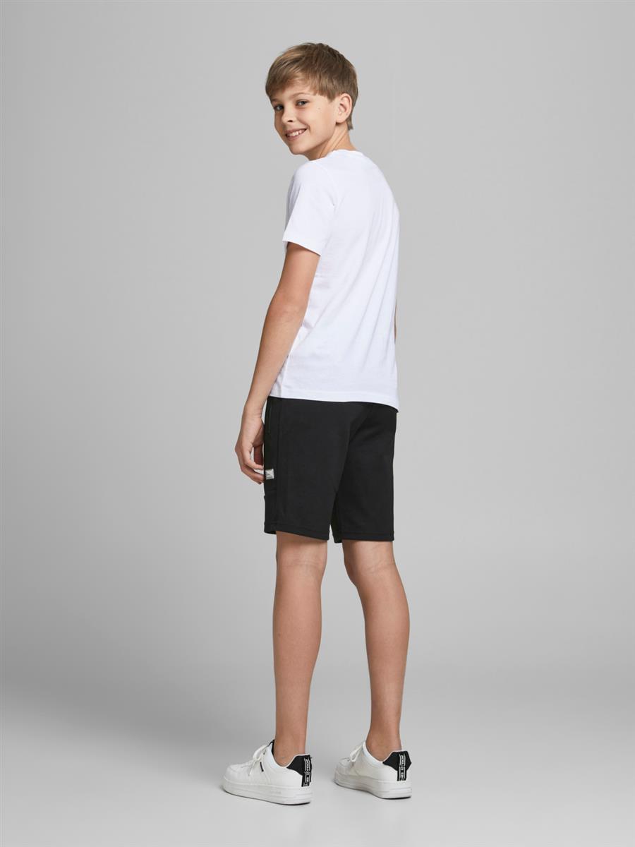 Jack & Jones Jungen Shorts Sweatshorts Schwarz Sporthose Teenager top
