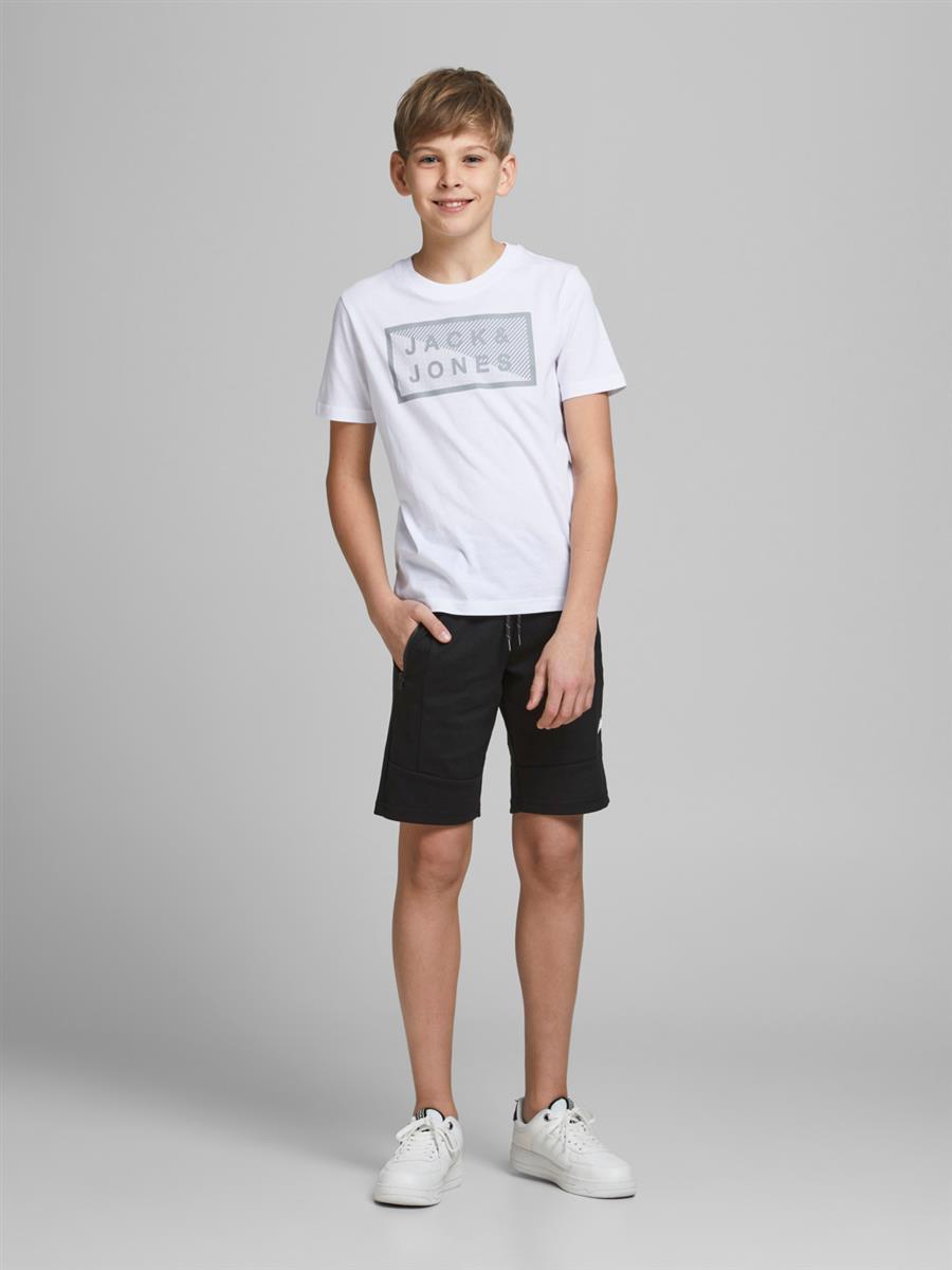Jack & Jones Jungen Shorts Sweatshorts Schwarz Sporthose Teenager top