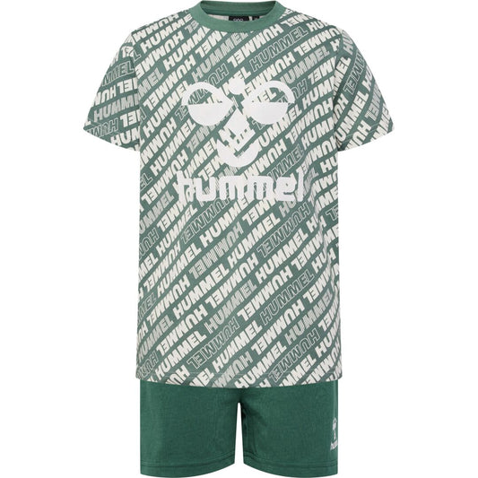Hummel Jungen Schlafanzug Sommer kurz Pyjama hochwertig Geschenk