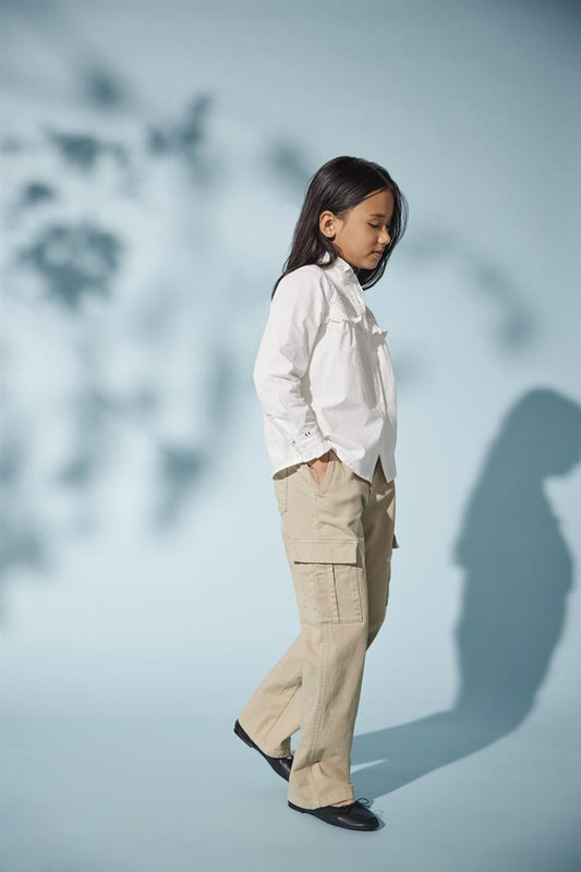 Only Mädchen Cargohose beige KOGYARROW-VOX STR CARGO PANT