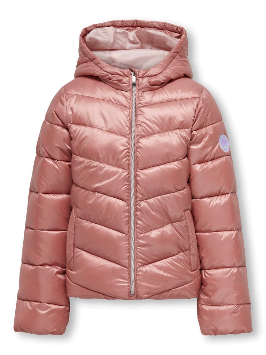 Only Mädchen Steppjacke leicht Übergangsjacke Grün Rose schlank