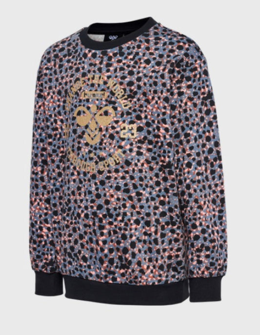 Hummel Mädchen Sweatshirt Leomuster Geschenkidee