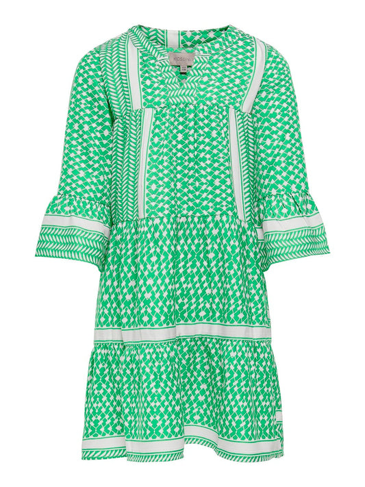 Only Mädchen Kleid Volantkleid 3/4 Arm leicht Tunikakleid KOGALBERTE