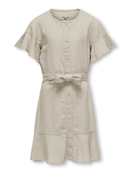 Only Mädchen Kleid Sommerkleid Leinenkleid 15326401 edel
