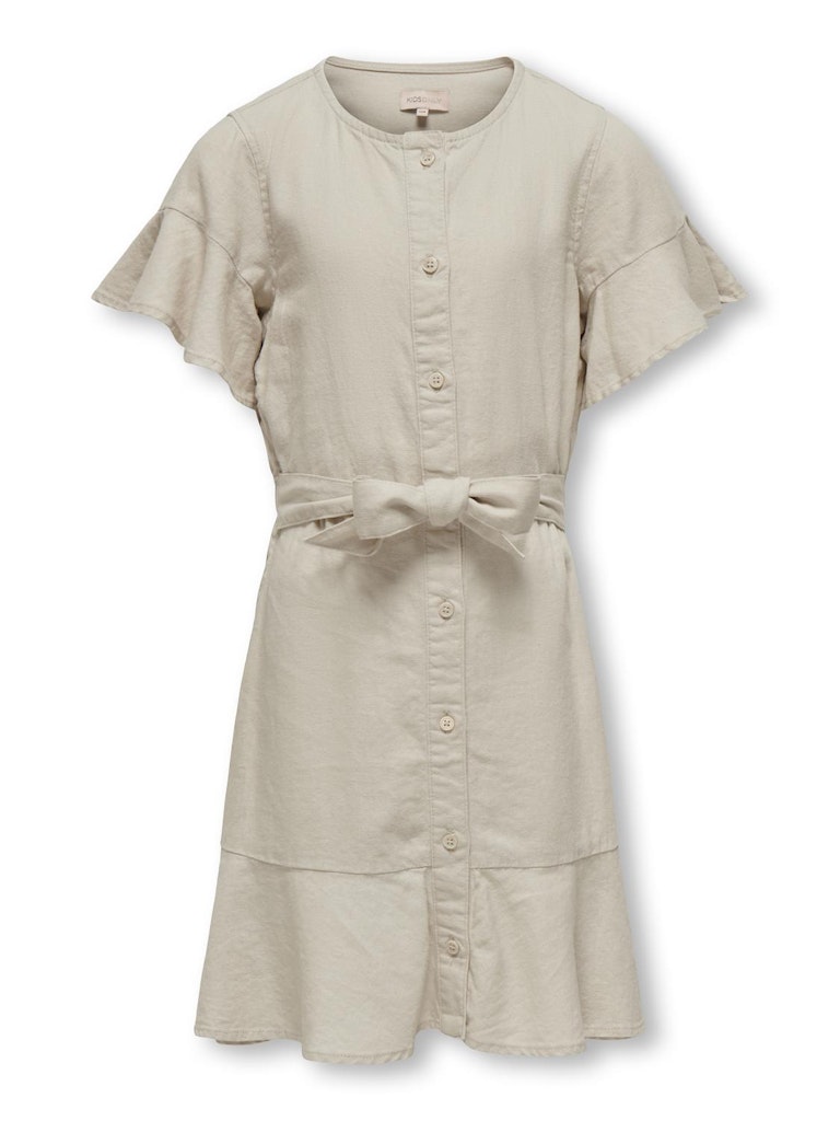 Only Mädchen Kleid Sommerkleid Leinenkleid 15326401 edel