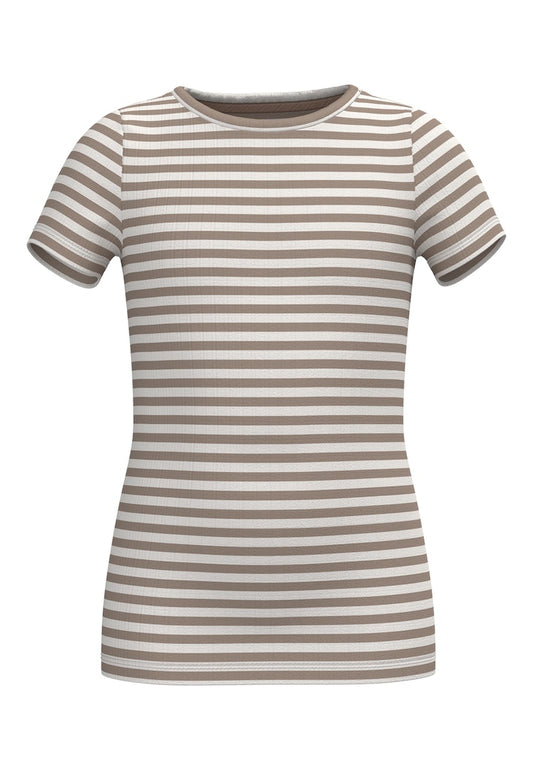 Name it Mädchen Rippshirt T-Shirt edel weich Teenager NKFSURAJA