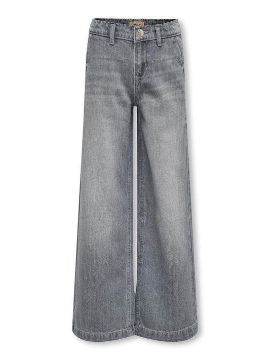 Only Mädchen Jeans Wide leg Teenager leicht leger weit top KOGCOMET