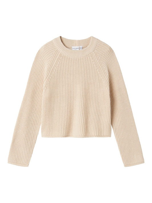 Name it Mädchen Strickpulli kurz Schulanfang