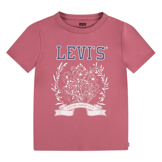 Levi's® Kids Mädchen T-Shirt LVG COLLEGIATE SS T-SHIRT Rosewein