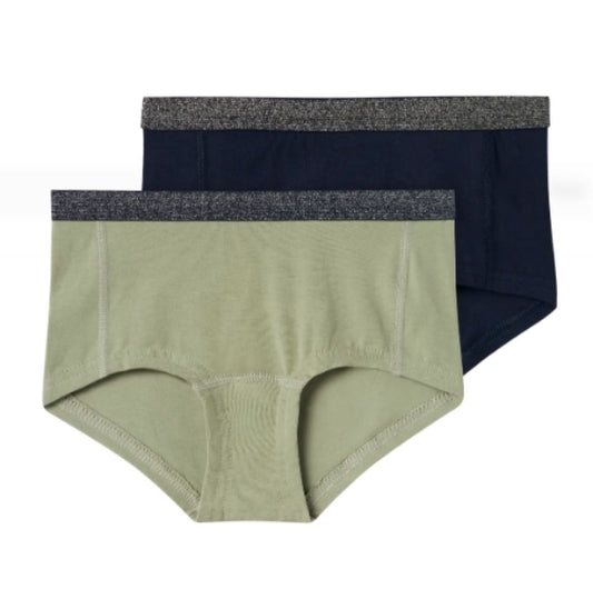 Name it Mädchen Hipster Doppelpack Slip 2er Pack Glitzer NKFHIPSTER