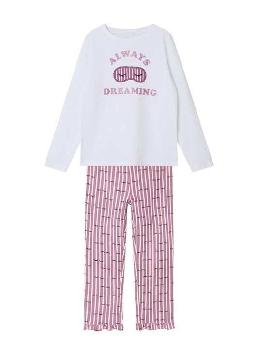Name it Mädchen Schlafanzug Pyjama Stretch NKFRANDA