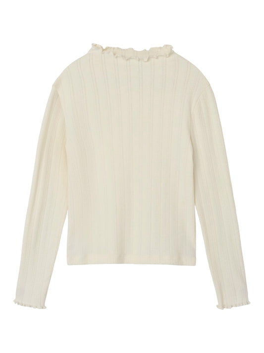 Name it Mädchen Rippshirt  LS SLIM TOP NKFRARIA