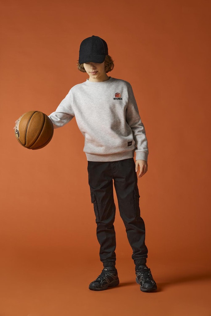 Only Jungen Sweatshirt Pulli Rückendruck Stickerei Geschenk