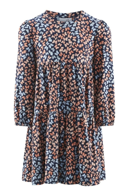 Happy Girls Mädchen Jersey Kleid langarm Schmetterling Geschenkidee