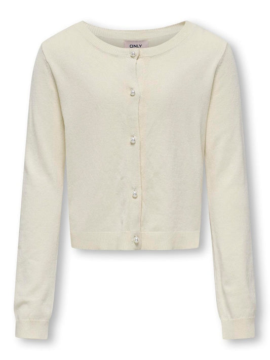 Only Mädchen Strickjacke Feinstrick Perlknopf KOGNATASHA