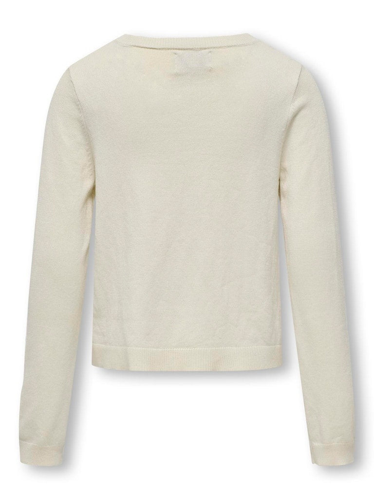 Only Mädchen Strickjacke Feinstrick Perlknopf KOGNATASHA