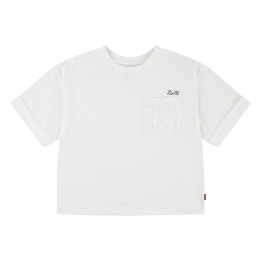 Levi's® Kids Mädchen T-Shirt EYELET POCKET MEET GREET TEE