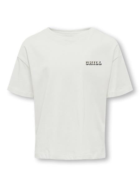 Only Mädchen T-Shirt KOGBBA 15343369 Logo Rückendruck Stickerei