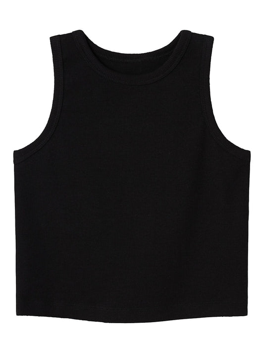 Name it Mädchen Top Rippshirt SL SHORT TOP NKFNAKAL