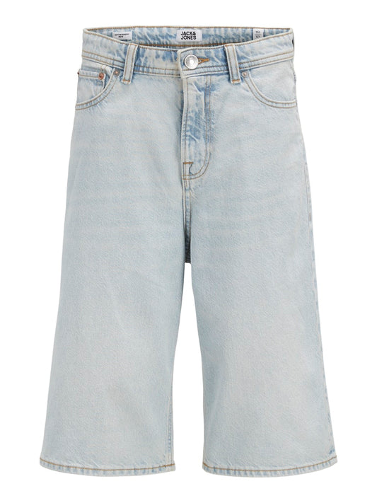 Jack & Jones Jungen Jeansshorts kurze Jeans Hellblau Baggy JIRON