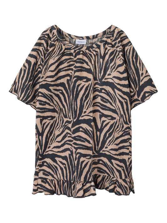Name it Mädchen Bluse Blusenshirt SS TOP NKFTIPIA