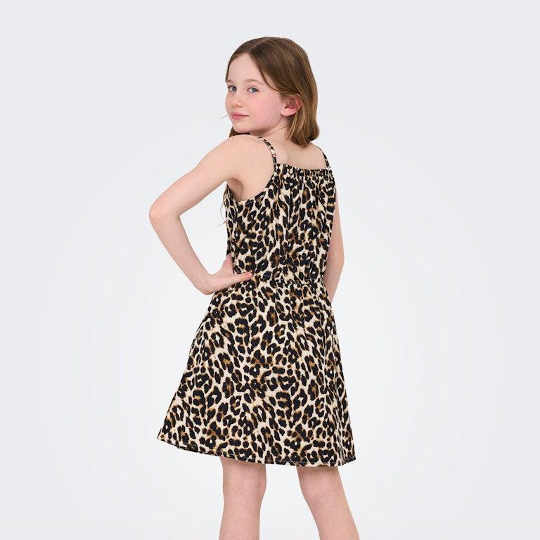 Only Mädchen Kleid Sommerkleid Trägerkleid Leo