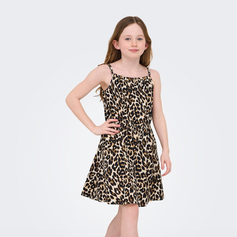 Only Mädchen Kleid Sommerkleid Trägerkleid Leo