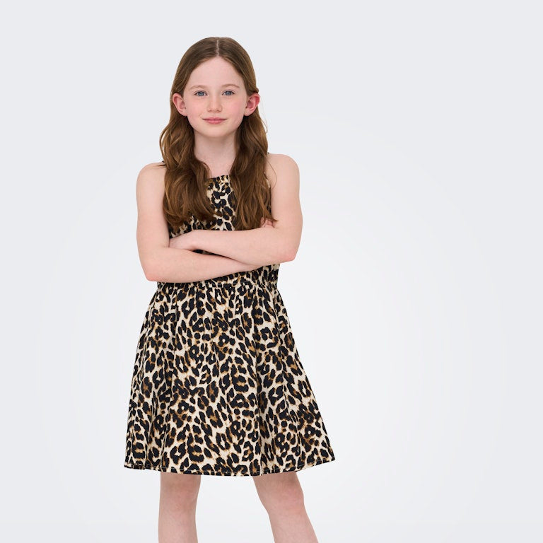 Only Mädchen Kleid Sommerkleid Trägerkleid Leo