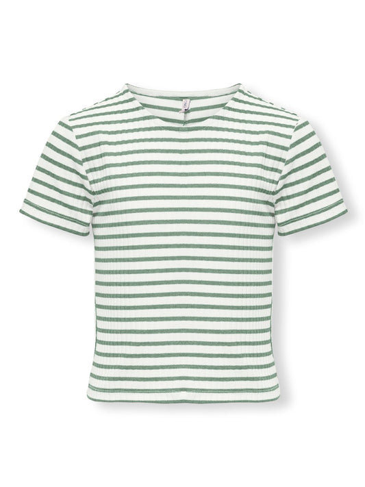 Only Mädchen T-Shirt Rippshirt STRIPED Geschenkidee edel top KOGNELLA