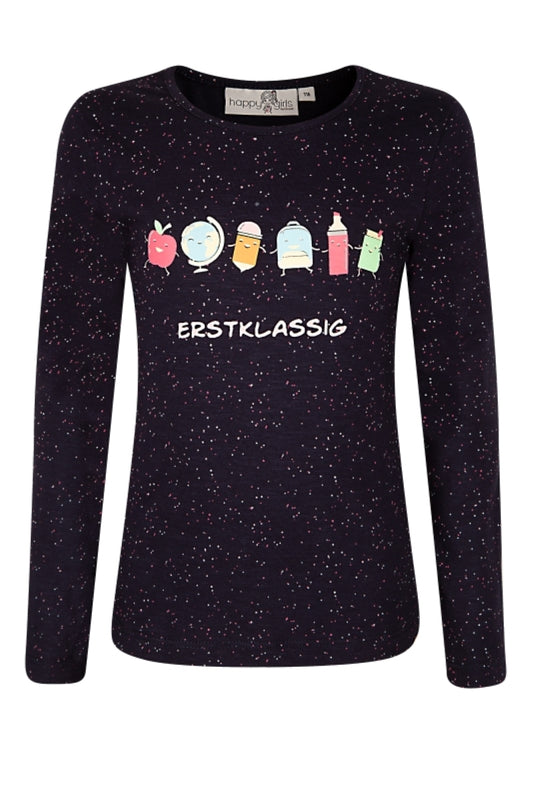 Happy Girls Mädchen Langarmshirt Schulanfang erste Klasse