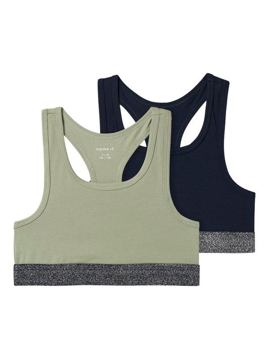 Name it Mädchen Bustier Doppelpack Top 2er Pack NKFSHORT