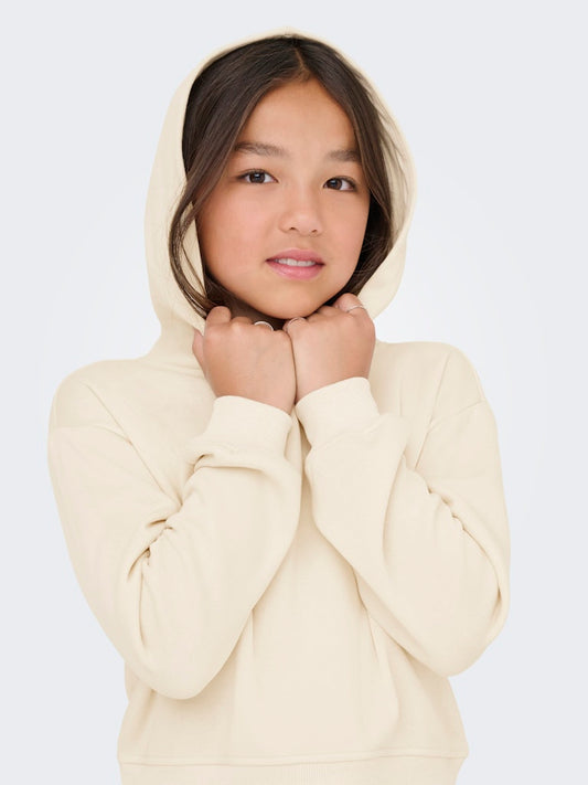 Only Mädchen Hoodie Sweatshirt kurz KOGSWEAT