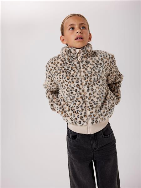 Name it Mädchen Teddyjacke Kunstfelljacke NKFMILA LEO