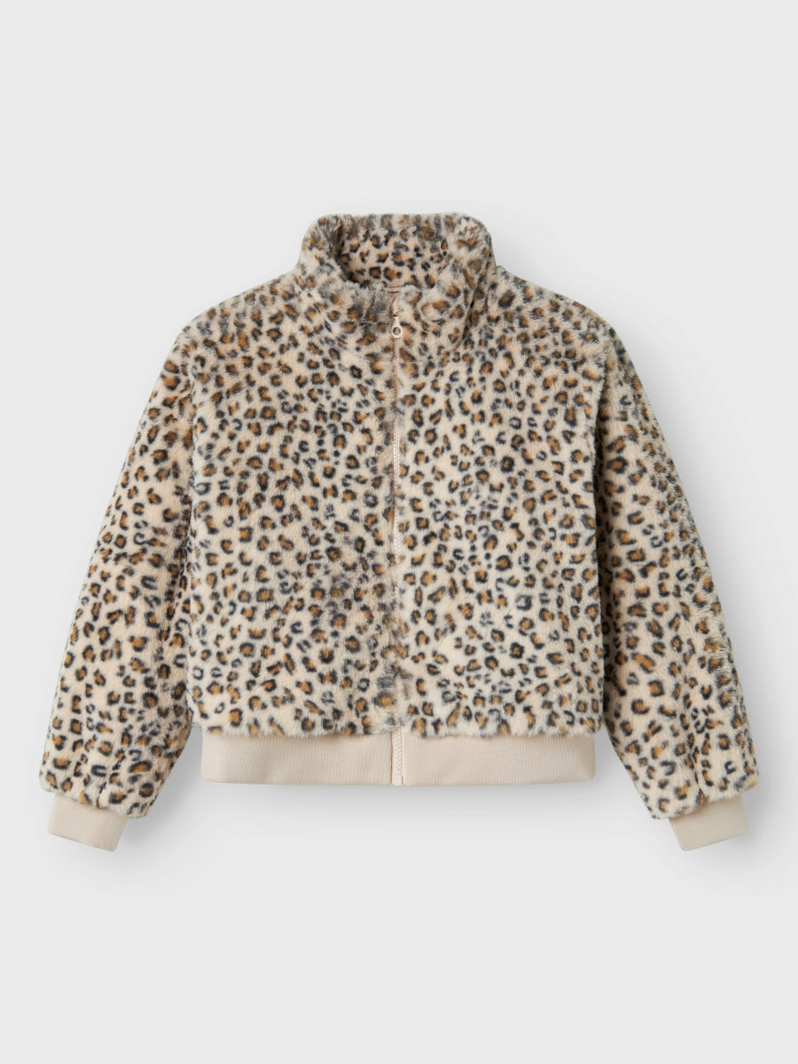 Name it Mädchen Teddyjacke Kunstfelljacke NKFMILA LEO