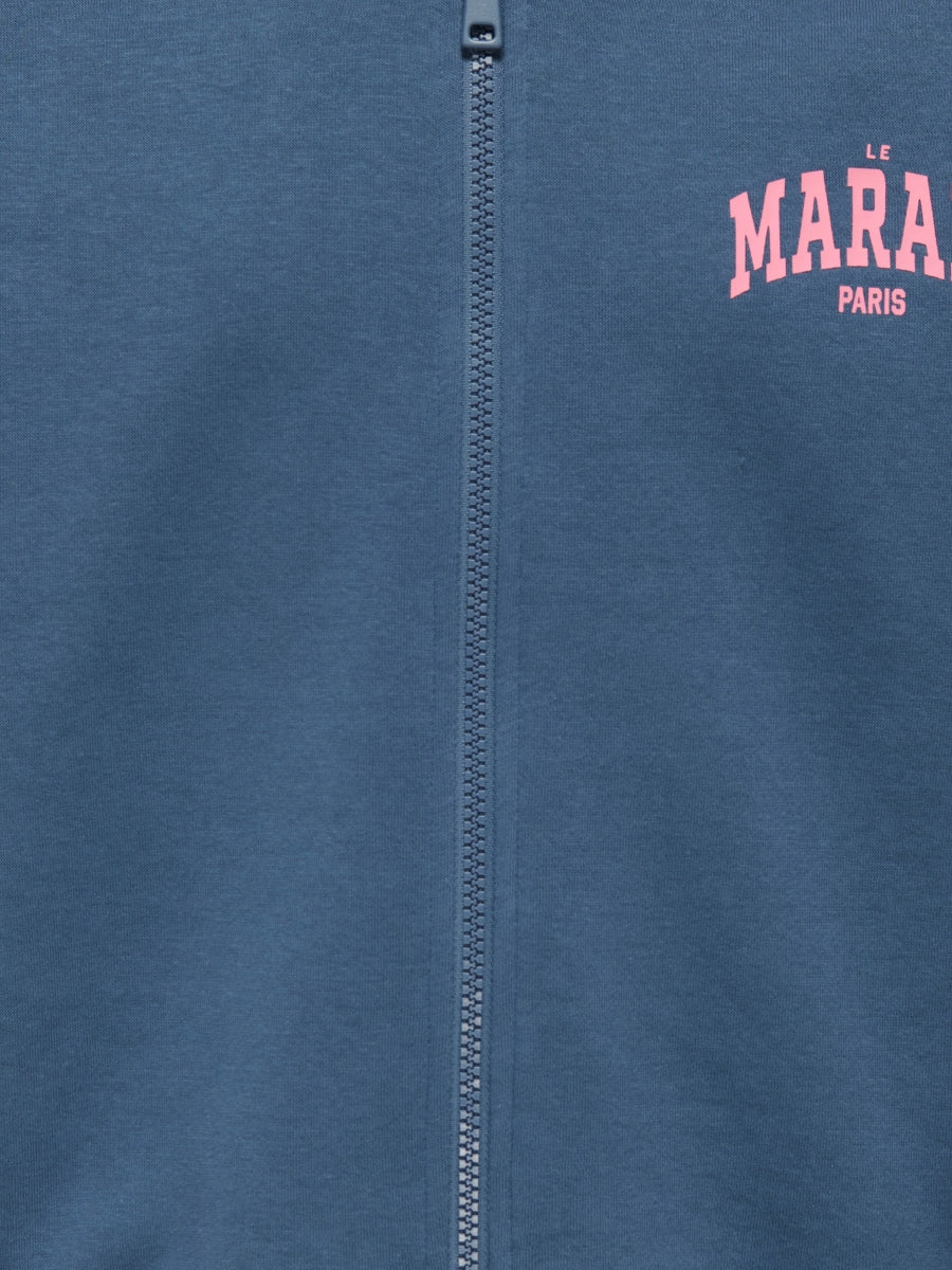 Only Mädchen Sweatjacke Hoodie KOGMARISA Rückendruck